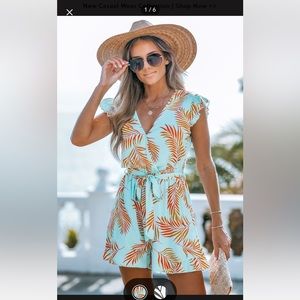 NWT Flutter Sleeve Romper